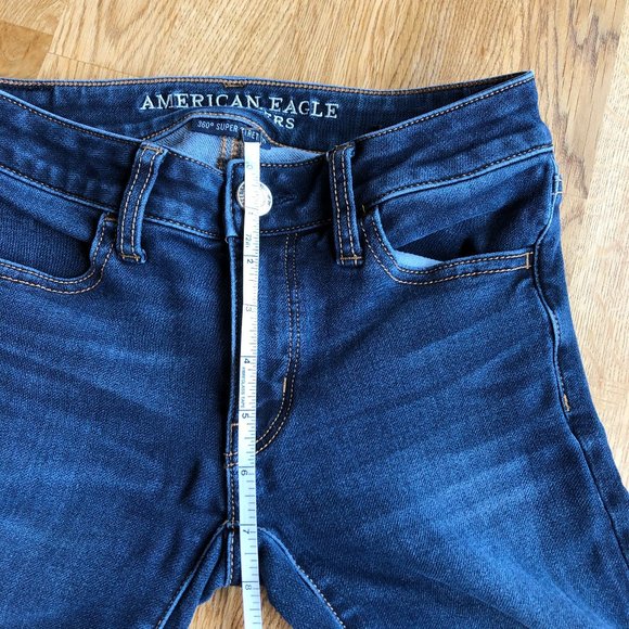 American Eagle Jegging Bundle Dark Wash Size 0 Short - Picture 8 of 16